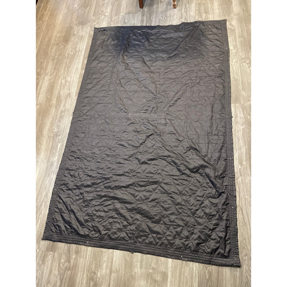 Kammok Field Blanket Charcoal Gray Quilted Camping Poncho Outdoor Camping 85x55